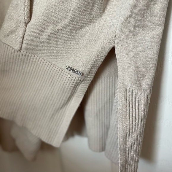 Glyder Women’s Beige Hooded Sweater - Picture 3 of 4